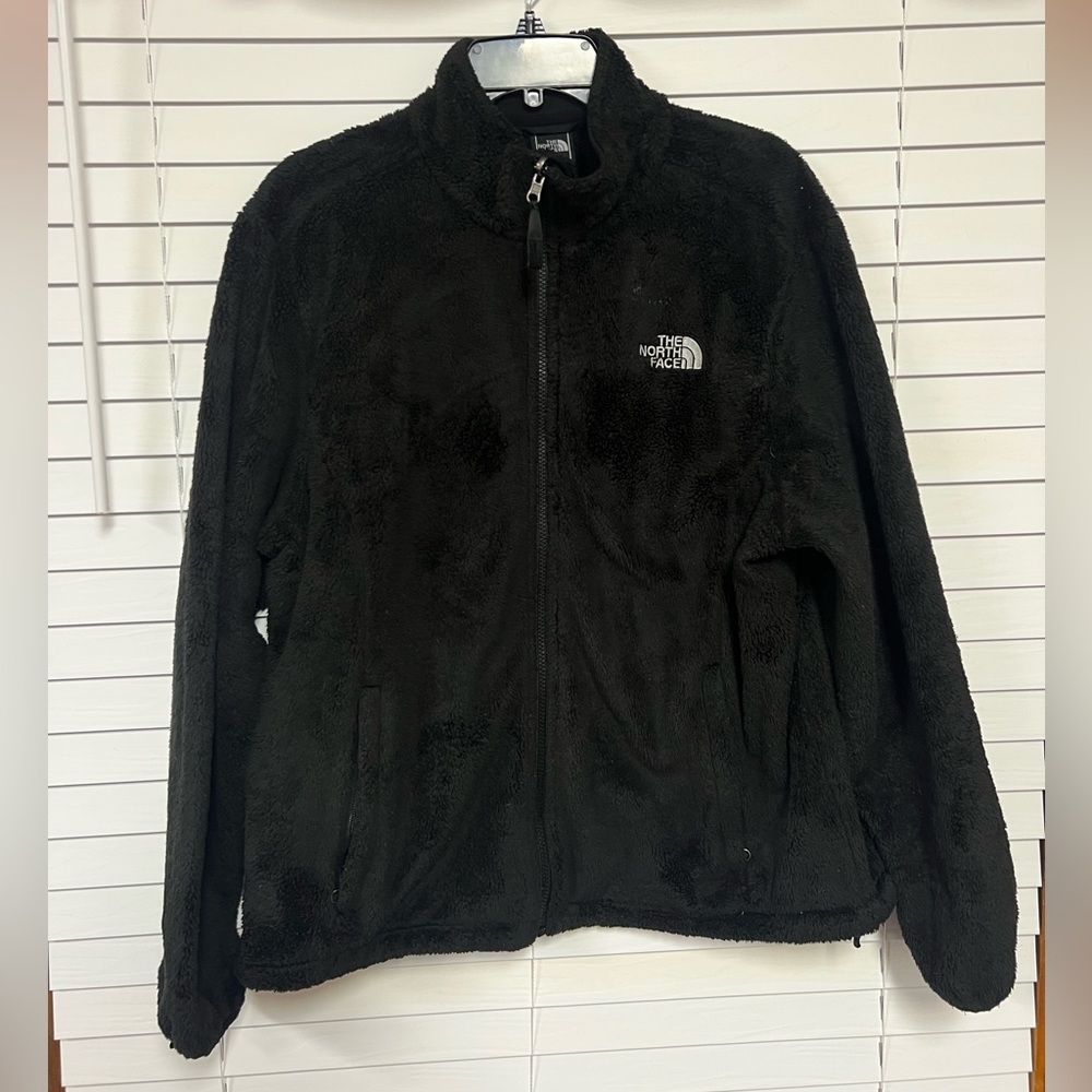 North Face Fuzzy Zip-up Jacket